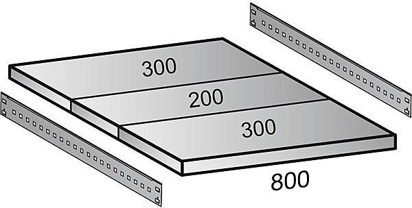 Actual product image kaiserkraft Boltless rack, galvanized, 7 shelves