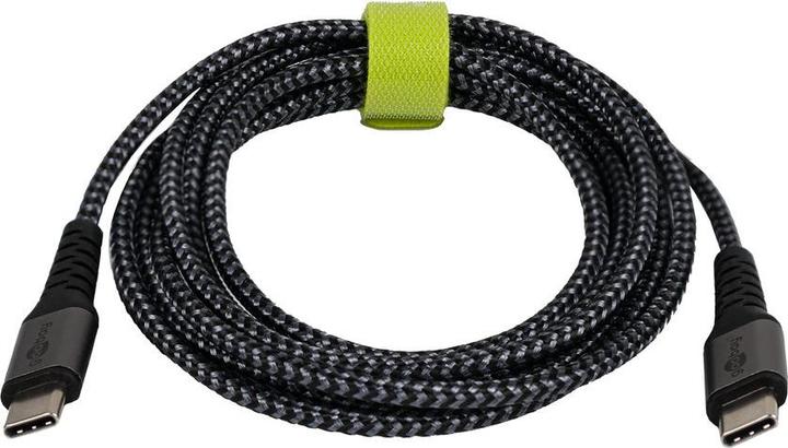 Actual product image Goobay USB C — USB C (2 m, USB 2.0, 60 W)