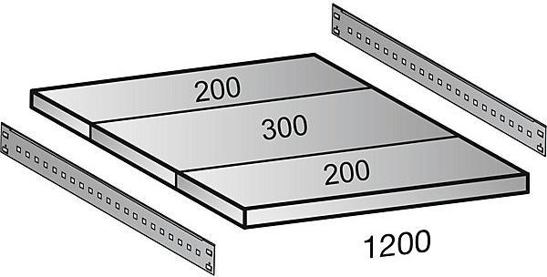 Actual product image kaiserkraft Boltless rack, galvanized, 7 shelves