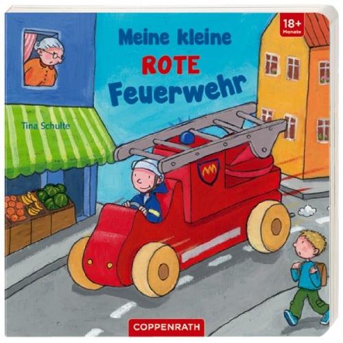 Coppenrath, Babybücher, Meine kleine rote Feuerwehr. Mit Holzauto (Deutsch)
