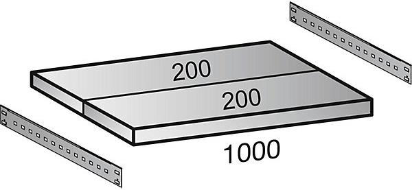 Immagine prodotto kaiserkraft scaffalatura senza bulloni, zincata, 7 ripiani