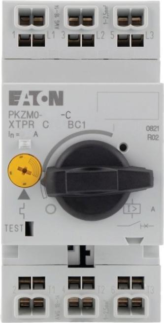 Image du produit Eaton Disjoncteur-moteur PKZM0-1.6-C tripolaire à commande manuelle