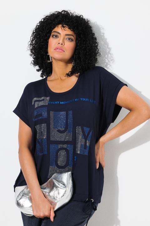 Produktbild Ulla Popken T-Shirt, Oversized, Rundhals, Halbarm, Saumband (42, 44)