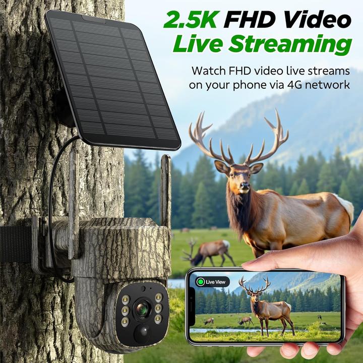 Produktbild Voopeak Wildkamera mit App & Nachtsicht