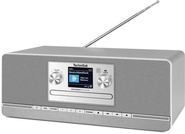 Image du produit TechniSat Technsat DigitRadio 372 CD BT silber (DAB+ DAB, FM, Bluetooth)