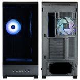 Actual product image Zalman GHE P50 DS ATX Case Tempered Glass Panoramic View - Black (mATX, Mini-ITX, ATX)