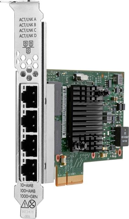 HPE Broadcom BCM5719 Adaptateur Ethernet 4 ports BASE-T pour (PCI Express 2.0 x4)