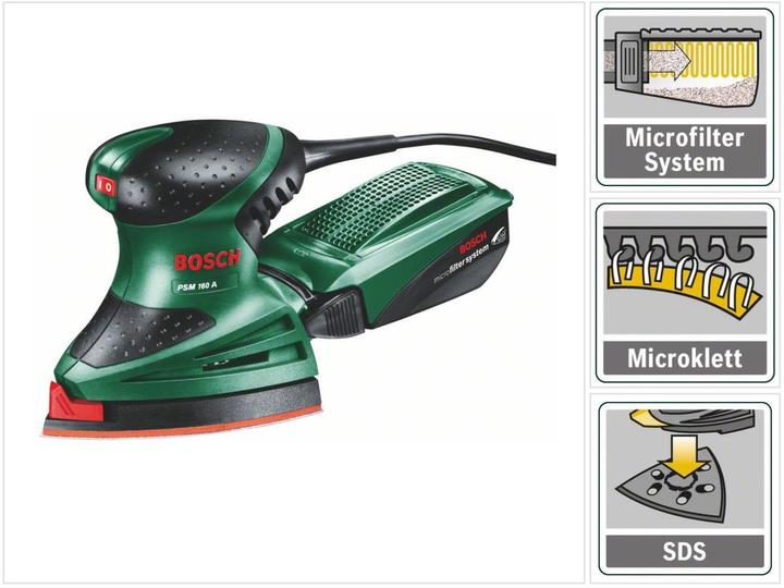 Image du produit Bosch Home & Garden Psm 160 A (Ponceuse multi, 160 W)