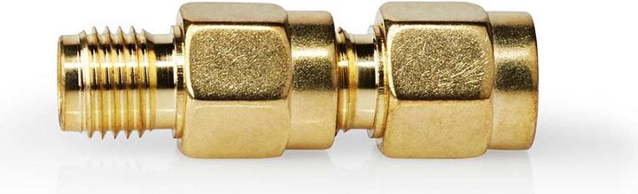 Produktbild Nedis SMA Adapter | SMA-Stecker Reverse Polarity | SMA-Buchse | Vergoldet | 50 Ohm | Gerade | Kupfer (Antennenkabel)