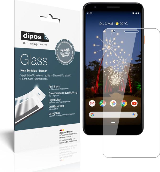 Produktbild Dipos Displayschutz Anti-Shock (1 Stück, Google Pixel 3a)