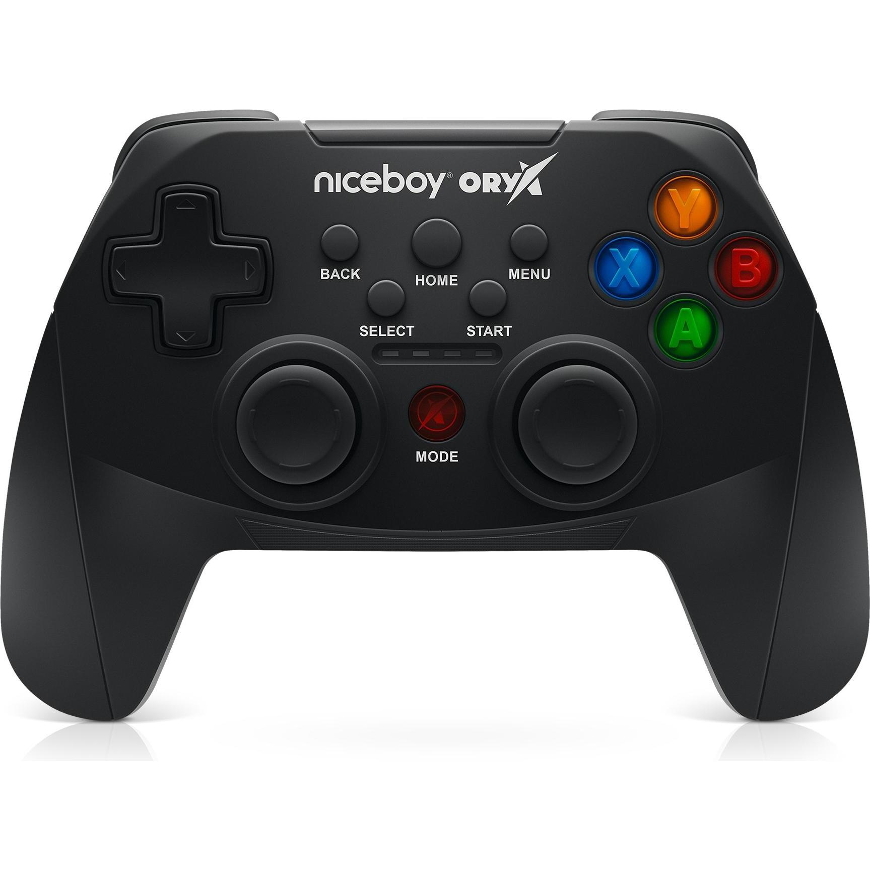 Niceboy ORYX Game Pad / Kabellos / Feedback / USB / D-Eingang / X-Eingang / für PC / PS / Android (Android, PC, Playstation Classic, iOS), Controller 