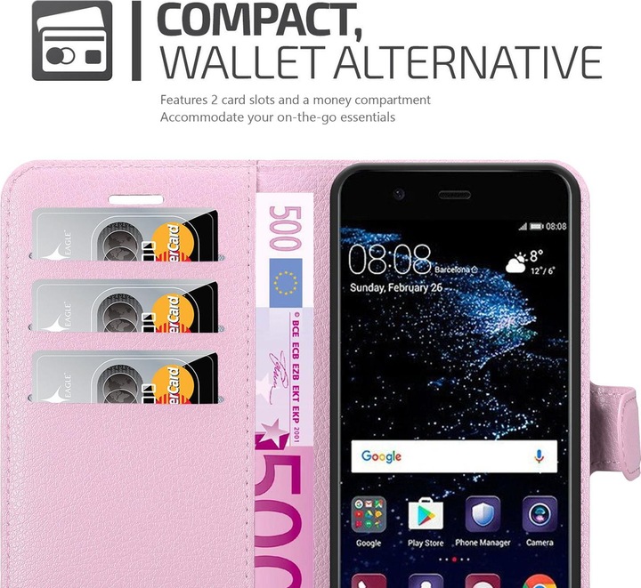 Actual product image Cadorabo Book with stand function cover (Haier P10)