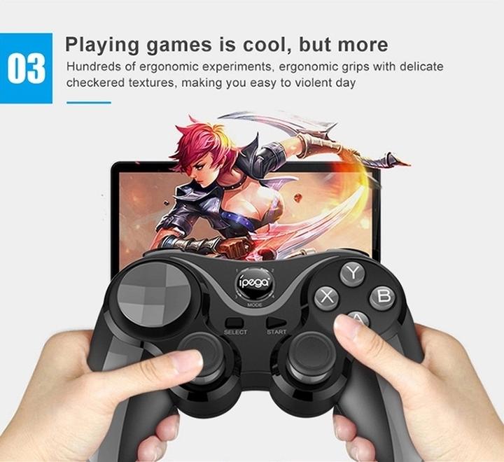 Image du produit Plutoos Wireless Game Controller Gamepad für Android/IOS/Windows Tablet PC BT Joystick V4.2 (Windows, Android, iOS)