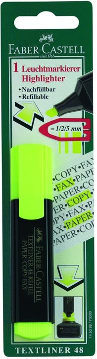 Actual product image Faber-Castell Highlighter Textliner 48 ye (Yellow, 5 mm, 1 x)