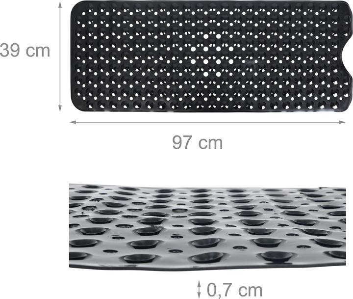 Actual product image Relaxdays Bathtub Mat, XXL (39 x 97 cm)