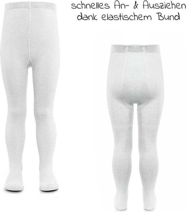 Produktbild La Loona LaLoona Baby-Strumpfhosen Strumpfhose 2er Pack - Weiss - (62/68)