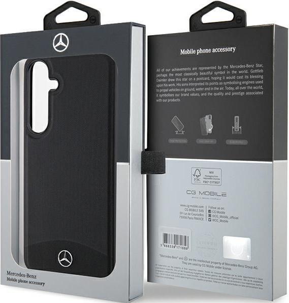 Produktbild Mercedes MEHMS23RBARK S921 czarny/black hardcase Leather Textured & Plain MagSafe (Samsung Galaxy S24)
