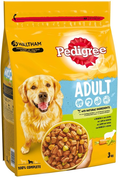 Pedigree Agnello adulto (Adulto, 1 pz., 3000 g)