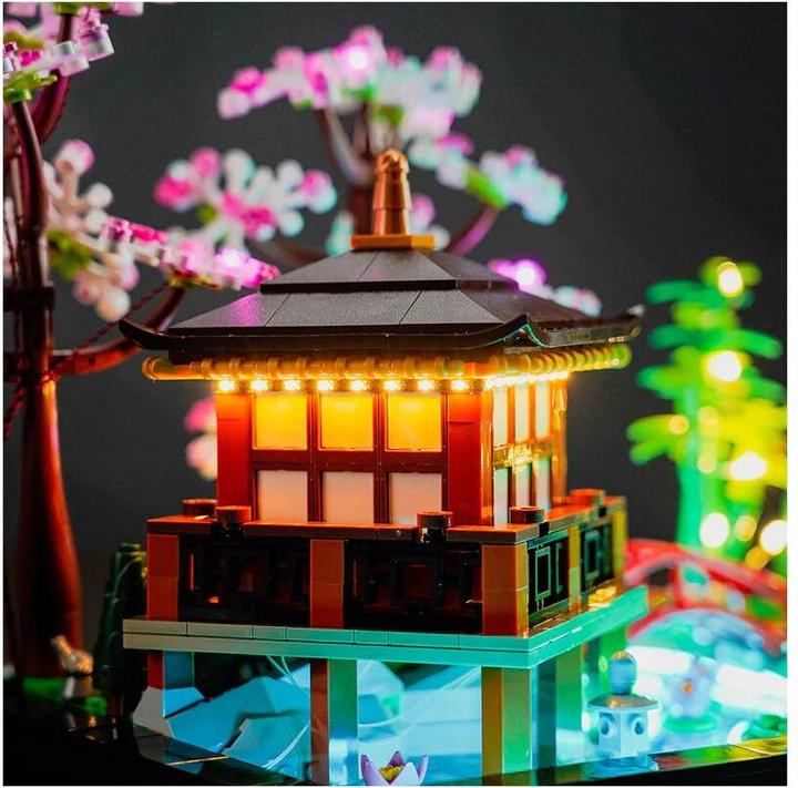 Image du produit BrickBling Set de lumière LED pour LEGO Jardin du Silence (10315) incl. télécommande