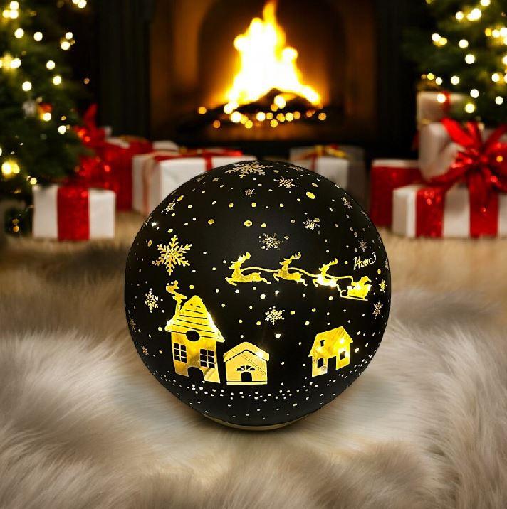 Produktbild GuGus LED Glas Kugel schwarz