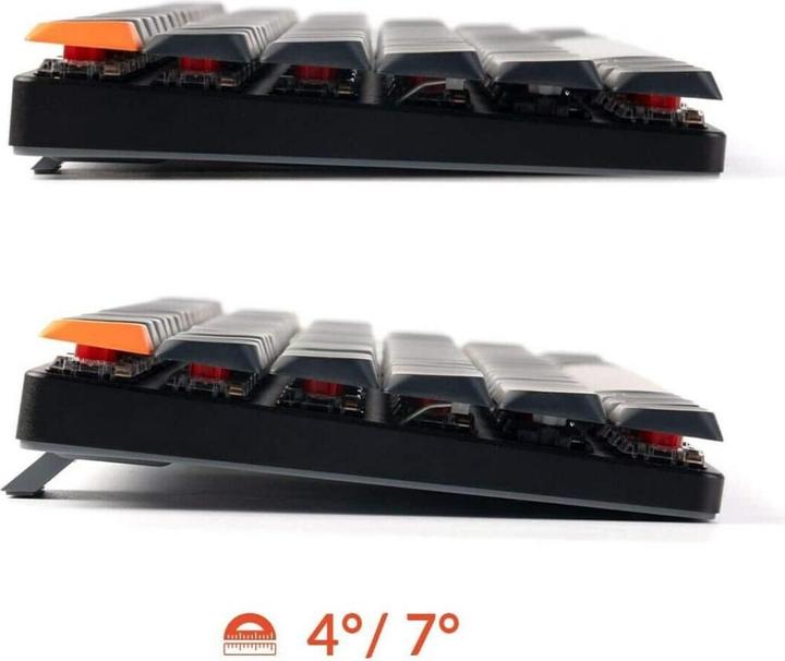 Actual product image Keychron Gaming-Tastatur K1 QMK Version 6 Brown Switch (CH, Cable, Wireless)