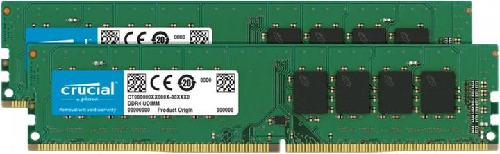 Image du produit Crucial Desktop Memory (2 x 16GB, 3200 MHz, RAM DDR4, U-DIMM)