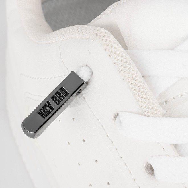 Produktbild LaceGodZ 1 Paar "Hey Bro" Schnürsenkel Clips (2.50 cm)