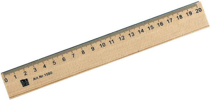 Alco Règle (20 cm, Bois)