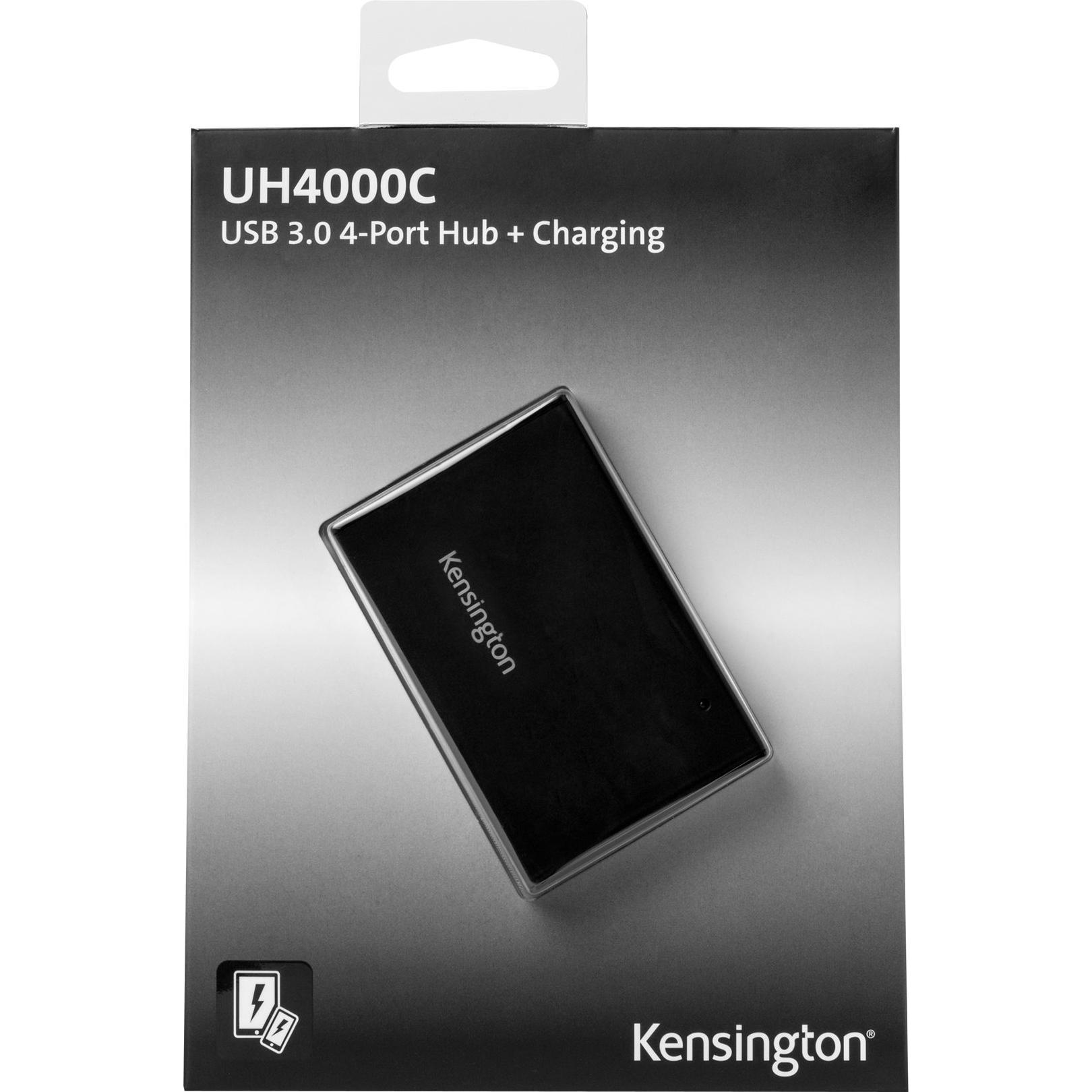 Thumbnail - Kensington USB 3.0 4 Port Hub (USB-A, 4 Ports), Dockingstation + USB Hub, Schwarz