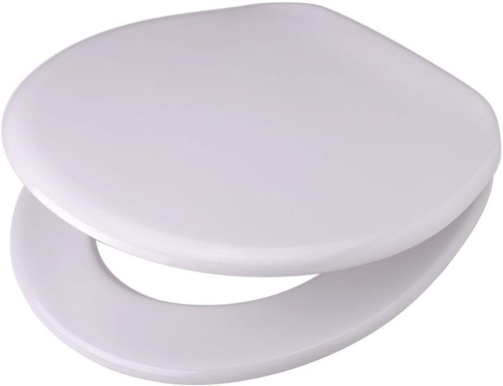 Actual product image Pagette Toilet seat V.I.P. with cover with stainless steel fixing white