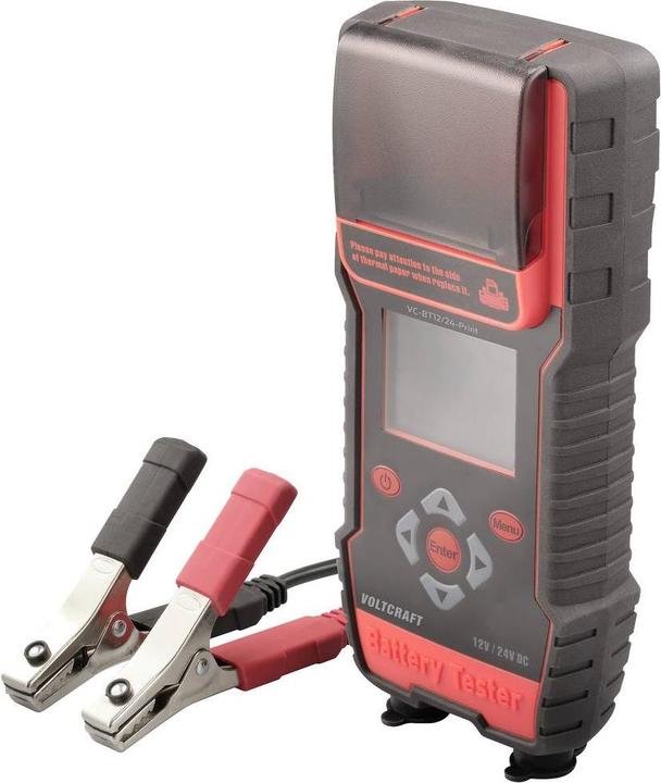 Image du produit Voltcraft VC-BT12/24-Print Testeur de batterie automobile 12 V, 24V Test de batterie 243mm x 110mm x 59mm