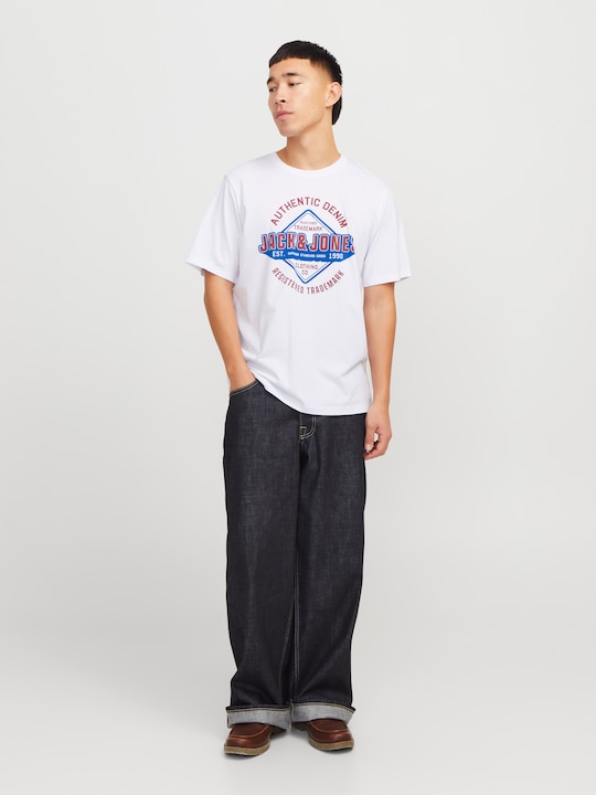 Actual product image Jack & Jones Jjelogo Tee Ss O-Neck 2 Col Ss25 Sn (XXL)