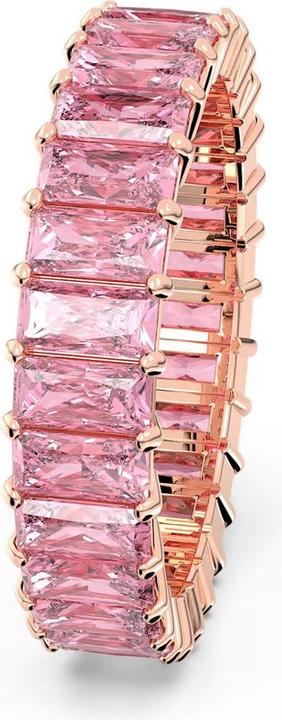 Produktbild Swarovski Matrix Ring Baguette Schliff Rosa Roségold (52)