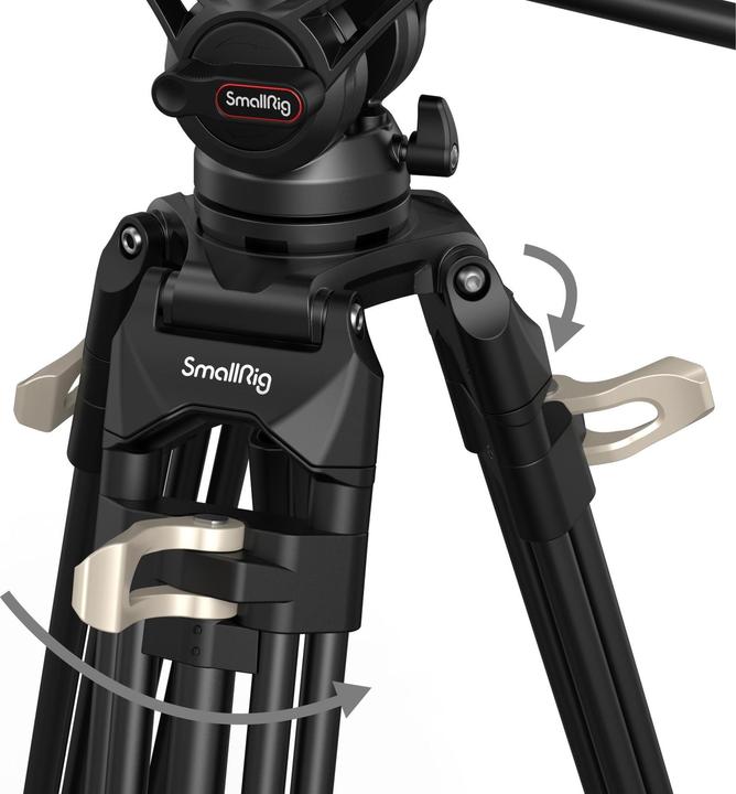 Actual product image SmallRig AD-01 high-performance fluid head stand (Metal)