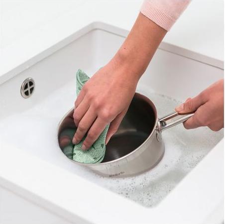 Actual product image Brabantia Microfiber cleaning cloth 2 pieces, light green (2 pcs.)