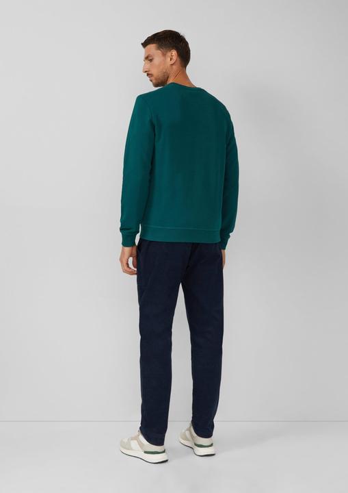 Produktbild s.Oliver Sweatshirt Sweatshirt aus Baumwollmix mit Crew Neck (M)