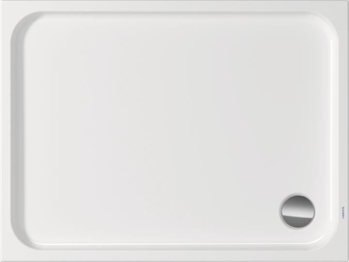 Produktbild Duravit Rechteck-Duschwanne D-CODE mit Antislip, weiss 1200x900x85mm