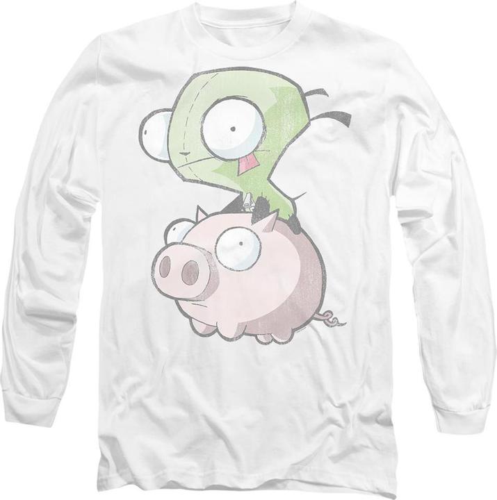 Immagine prodotto Invader Zim Maglietta Gir e Maiale Adulto Unisex (XL)