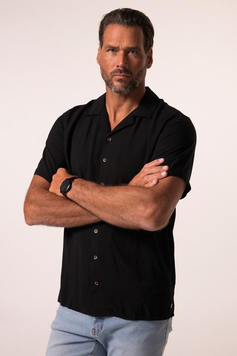 Immagine prodotto JP1880 Camicia dalla vestibilità cubana con colletto alla cubana e mezze maniche, fino alla tg. 8XL (7XL)