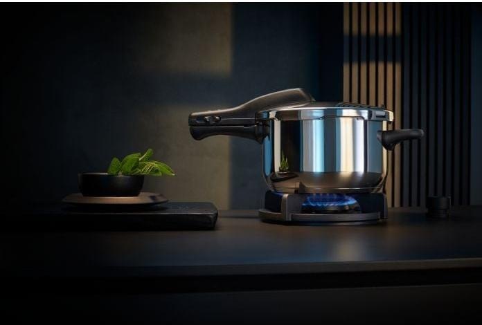 Actual product image WMF Pressure cooker (22 cm, Steam cooker, Stainless steel)