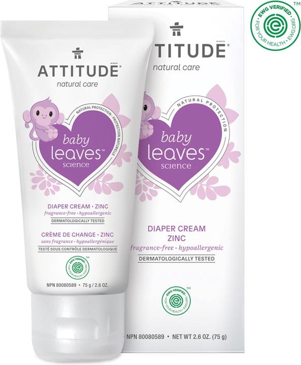 Actual product image Attitude Nappy cream zinc
