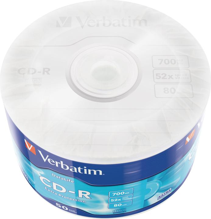 Actual product image Verbatim DataLife Extra Protection (50x)