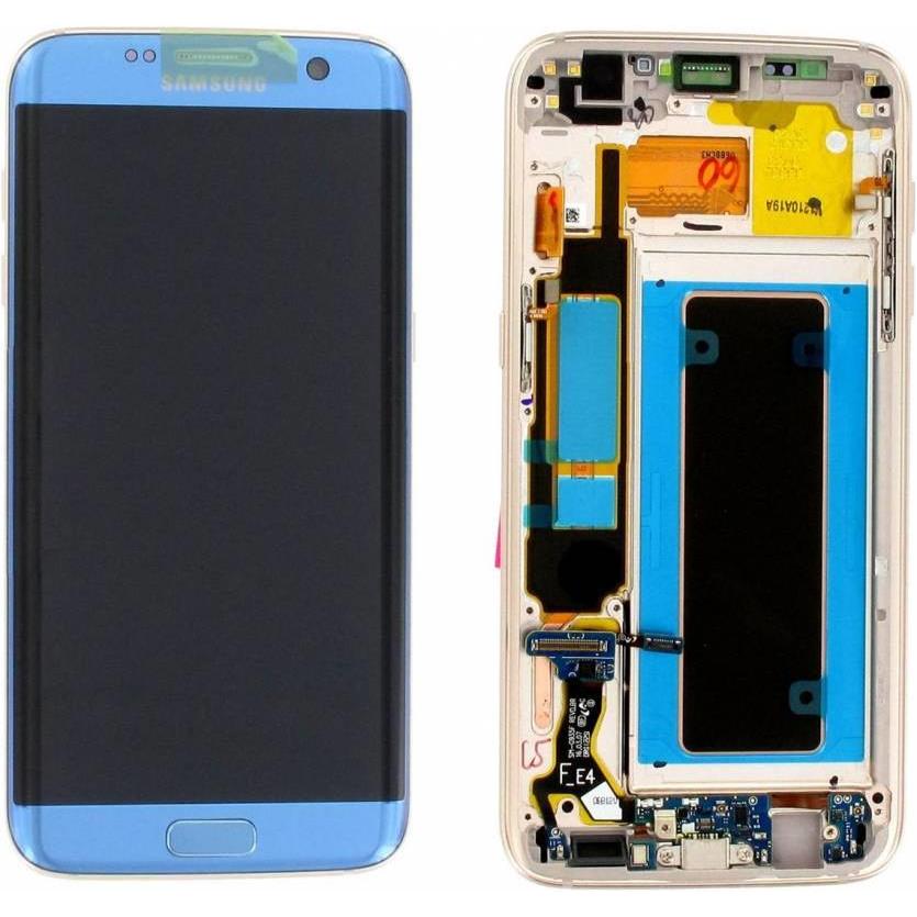 Samsung LCD Assembly (Display, Galaxy S7 Edge), Mobilgerät Ersatzteile, Blau