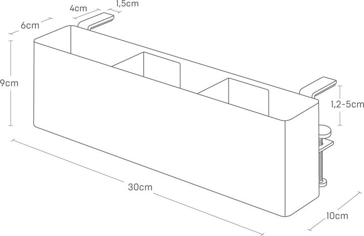 Productafbeelding Yamazaki Smalle tafelklemkorf TOWER (1 x)