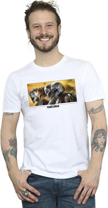 Immagine prodotto Star Wars The Mandalorian Painted Group Maglietta Uomo (3XL)