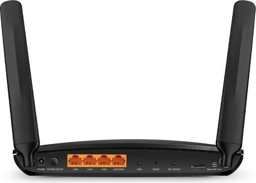 Actual product image TP-Link Archer MR600 - 4G Router - 1200 Mbps - Zwart