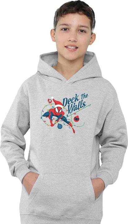 Image du produit Spiderman - Sweat à capuche DECK THE WALLS - Enfant (116)