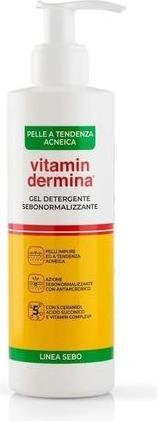 Actual product image Istituto Ganassini Vitamindermina Sebo Cleanser 240ml (Facial soap, 240 ml)