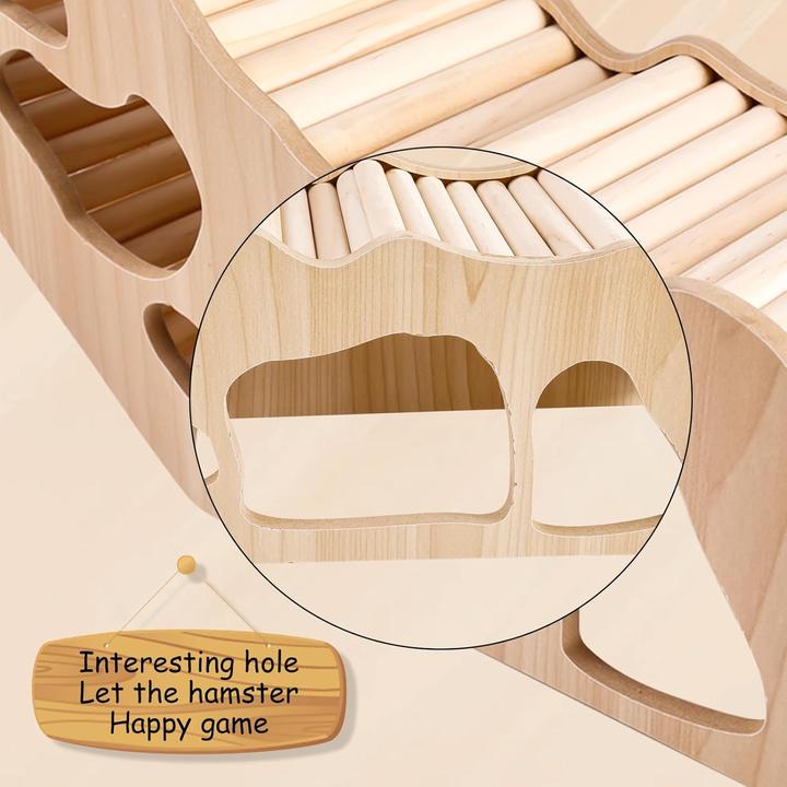 Actual product image Wuuraa Kletterspielzeug für Hamster und Kleinnager
