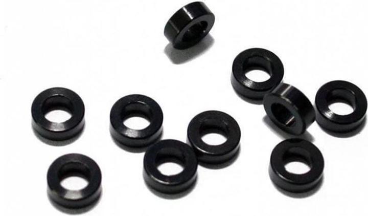 Rc4Wd Spacers M3 2mm, Black, 10 pieces